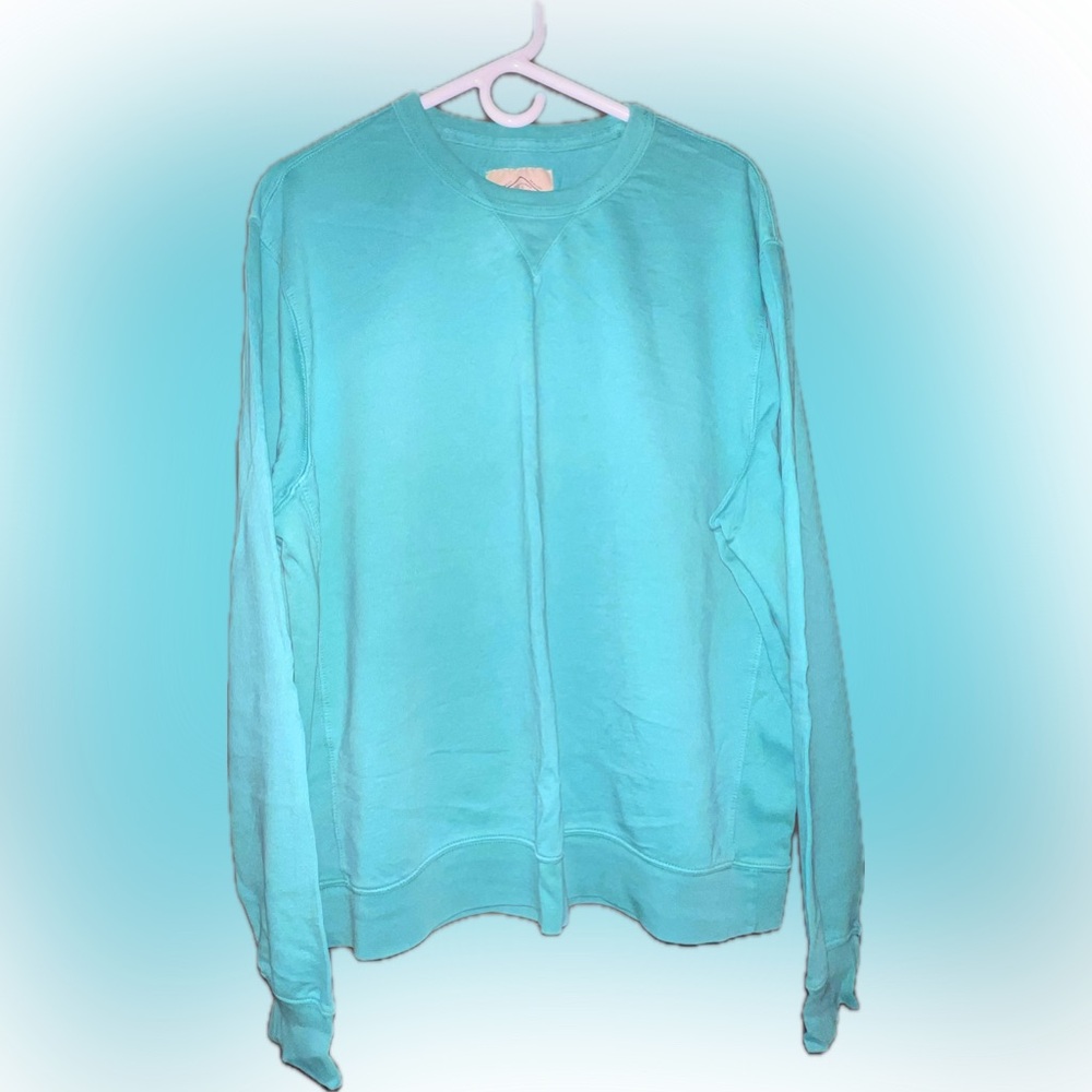 St. John’s Bay Men’s Crewneck Sweatshirt, Seafoam Green, Size XL, NWOT
